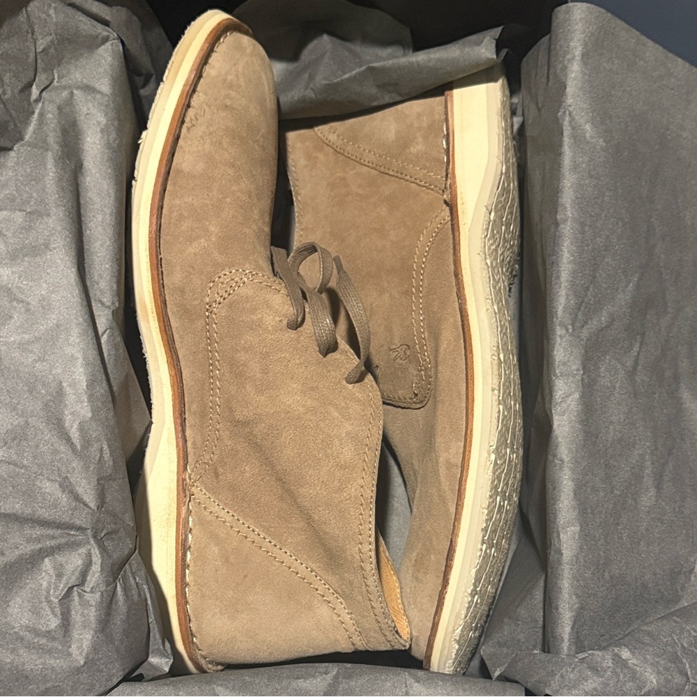 John Varvatos Men's Suede Chukka Boots in Light Brown